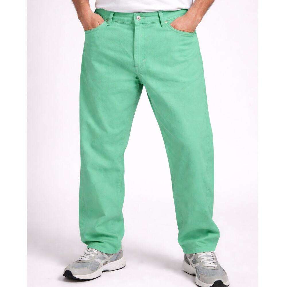 Levi’s 501 Mint Green Jeans W42x30 – Classic Straight Leg Button‎ Fly Denim